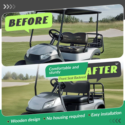 Solidspare Front Golf Cart Seat Back Backrest Cushion Assembly For EZGO RXV 2008-up Models