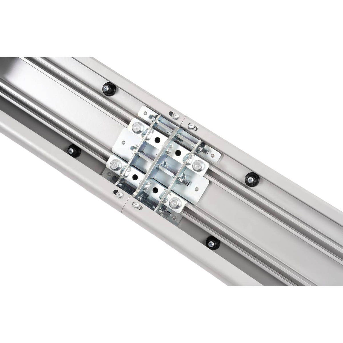 Solid Spare Side Step Bar Running Boards Silver+Black For 19-25 Silverado Sierra Regular Cab