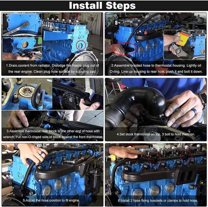 Solidspare For 2003-2007 Dodge Ram 5.9L 2007.5-2018 Cummins 6.7L Freeze Coolant Bypass Kit