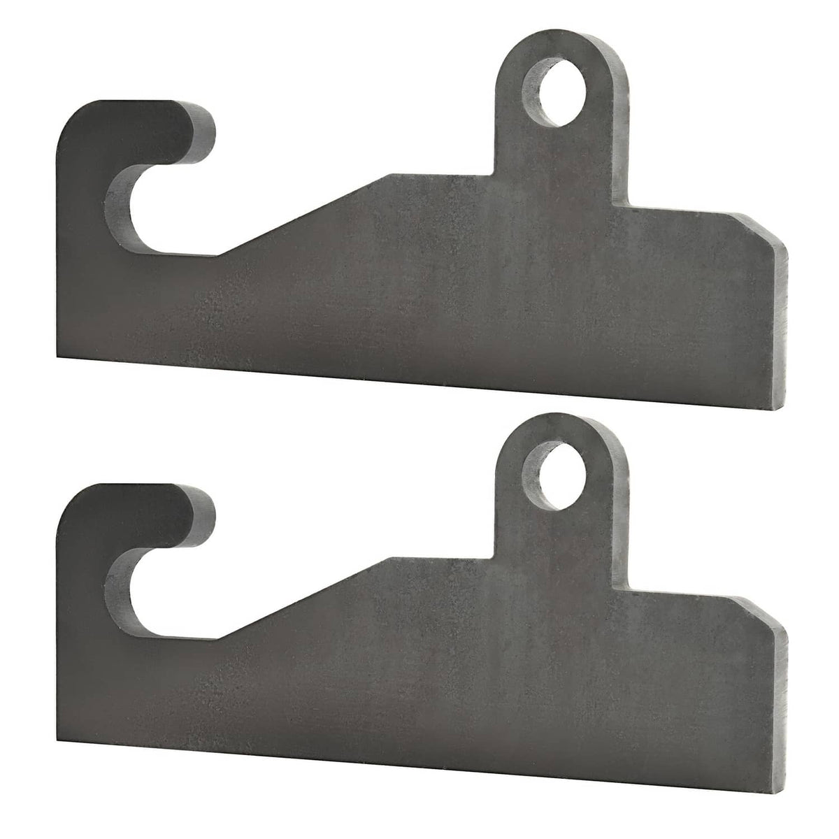 Solidspare 2PCS Quick Attach With Wear Ears Loader brackets Coupler For JRB 416 Blank Steel