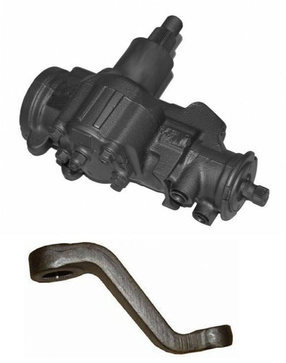 POWER STEERING GEAR BOX & DROP PITMAN ARM for Jeep Wrangler YJ 87-95 w/ Lift Kit
