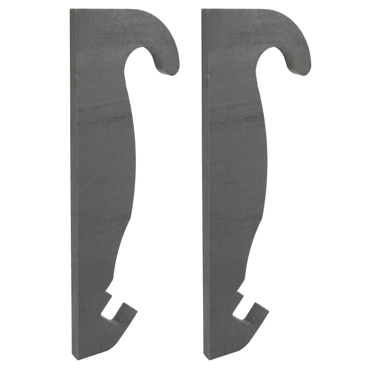Solidspare 2pcs Steel Quick Attach Bracket 1-1/2" For Cat Fusion Coupler Loader mounts