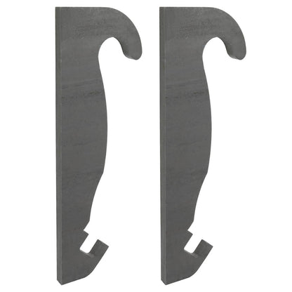 Solidspare 2pcs Steel Quick Attach Bracket 1-1/2" For Cat Fusion Coupler Loader mounts