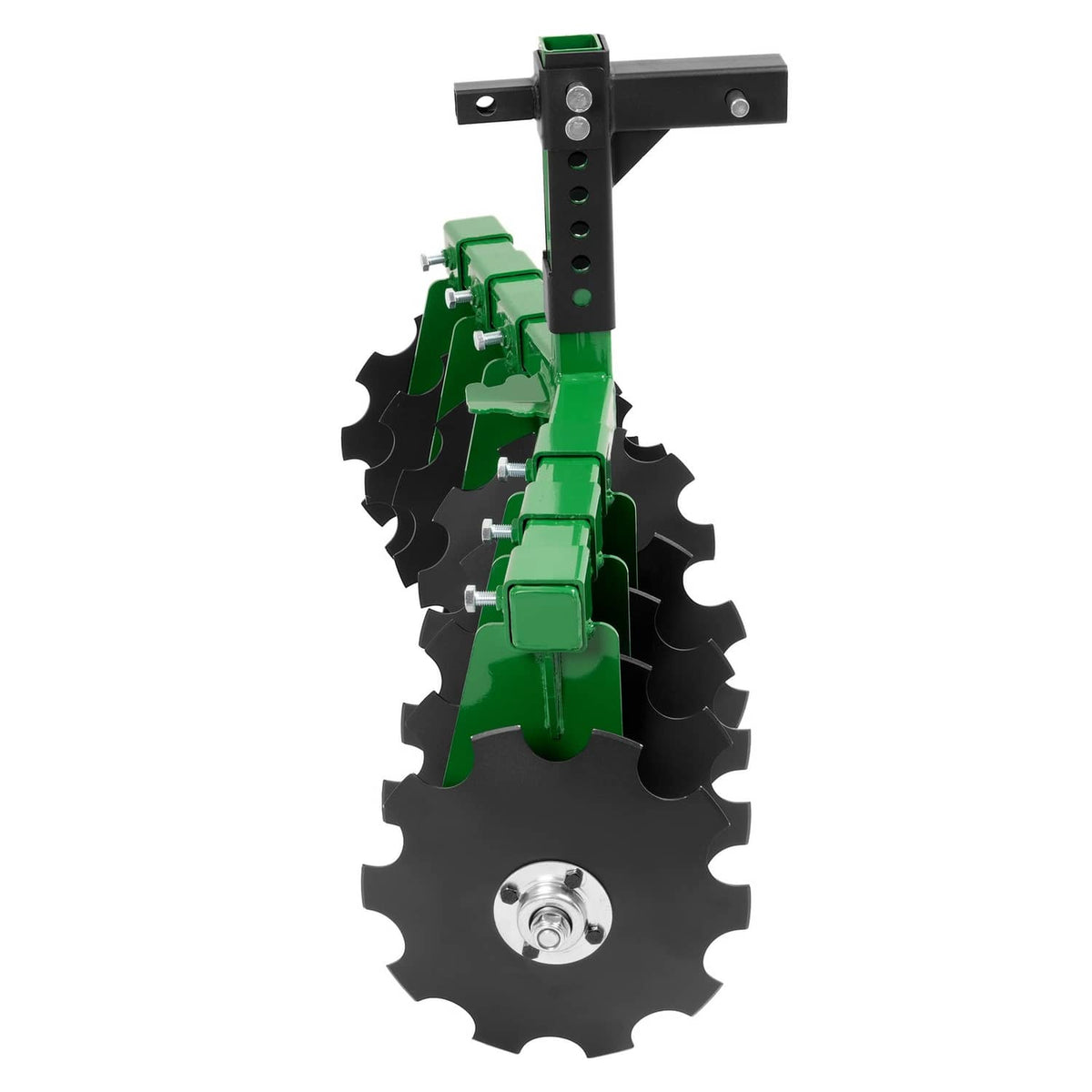 Solidspare Disc Harrow Plow 35" For ATVs UTVs Garden Tractors 2" Receiver Hitch W/ 8 Blades