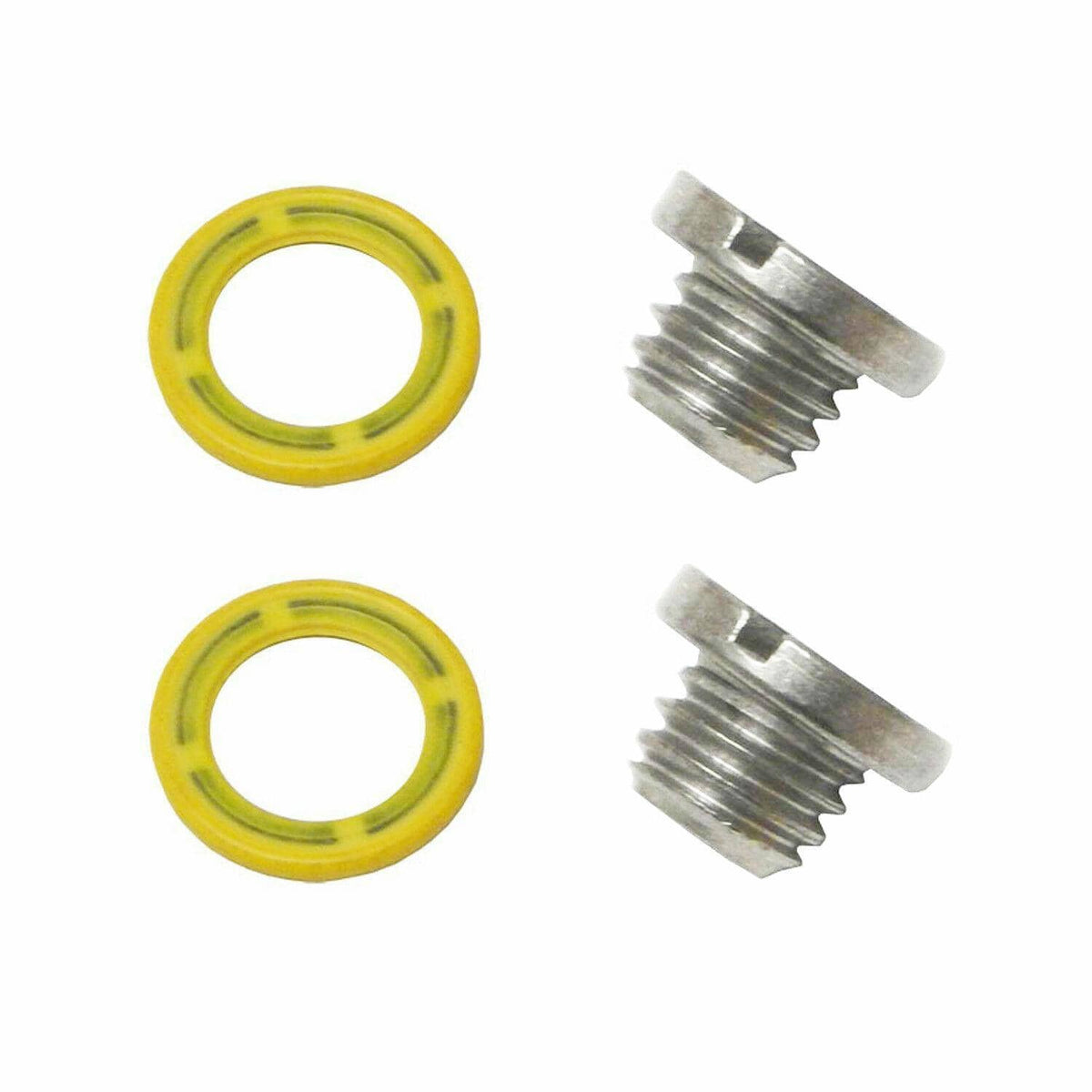 Solid Spare Mercury Quicksilver Drain Screw Kit 10-79953Q 2 Pack MERCRUISER GEARCASE