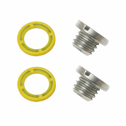Solid Spare Mercury Quicksilver Drain Screw Kit 10-79953Q 2 Pack MERCRUISER GEARCASE
