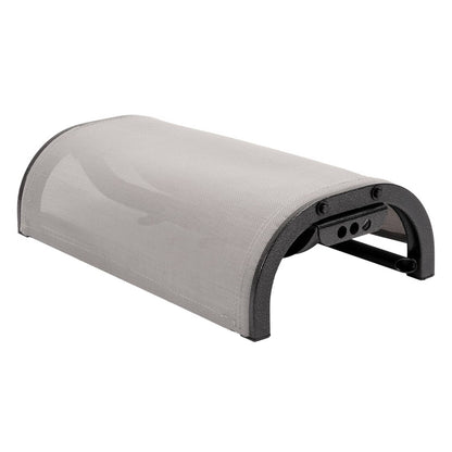 Solidspare Universal Boat Seat Horse Seat Palma For B300 Aluminum Black Frame Gray Mesh