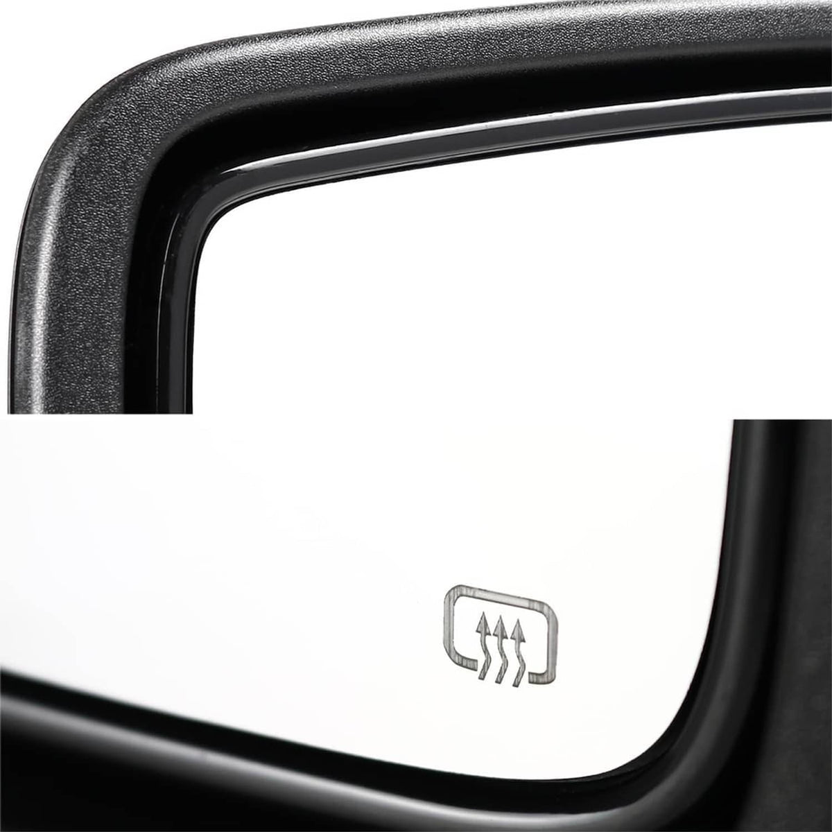 Solidspare Left/Driver Manual Fold & Heated & Temp Sensor Mirror For 2013-19 Dodge Ram 1500