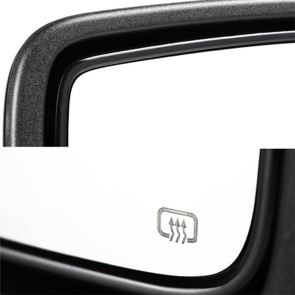 Solidspare Left/Driver Manual Fold & Heated & Temp Sensor Mirror For 2013-19 Dodge Ram 1500