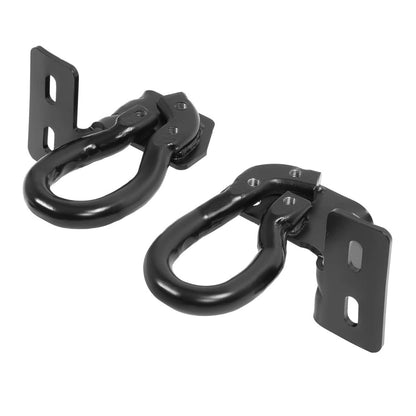 Solid Spare New Front Tow Recovery Hooks Left & Right w/ Bolts For F250 F350 F450 2008-2010