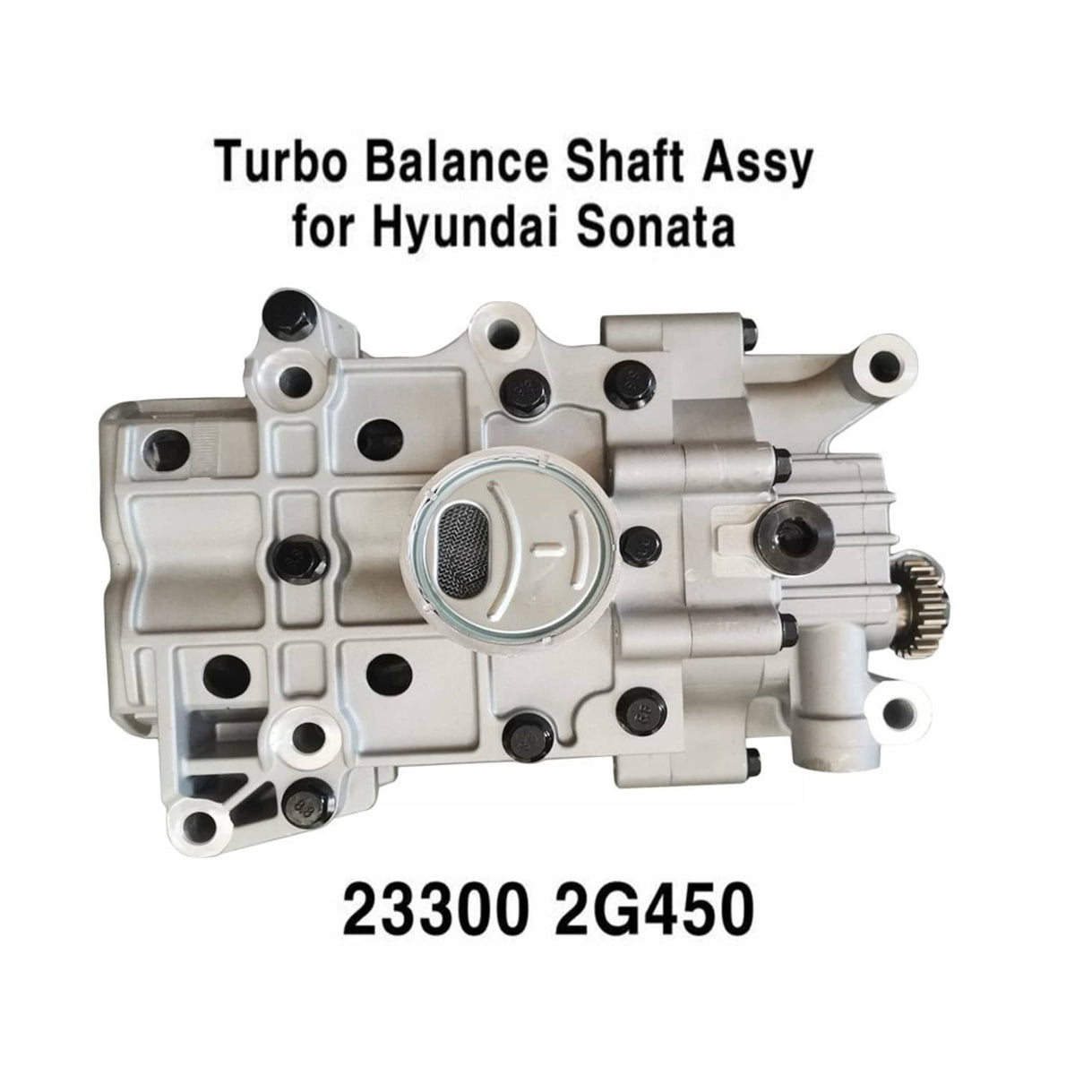Solidspare New Balance Shaft Oil Pump 233002G450 For 11-14 Santa Fe Sport Sonata 2.0L Turbo