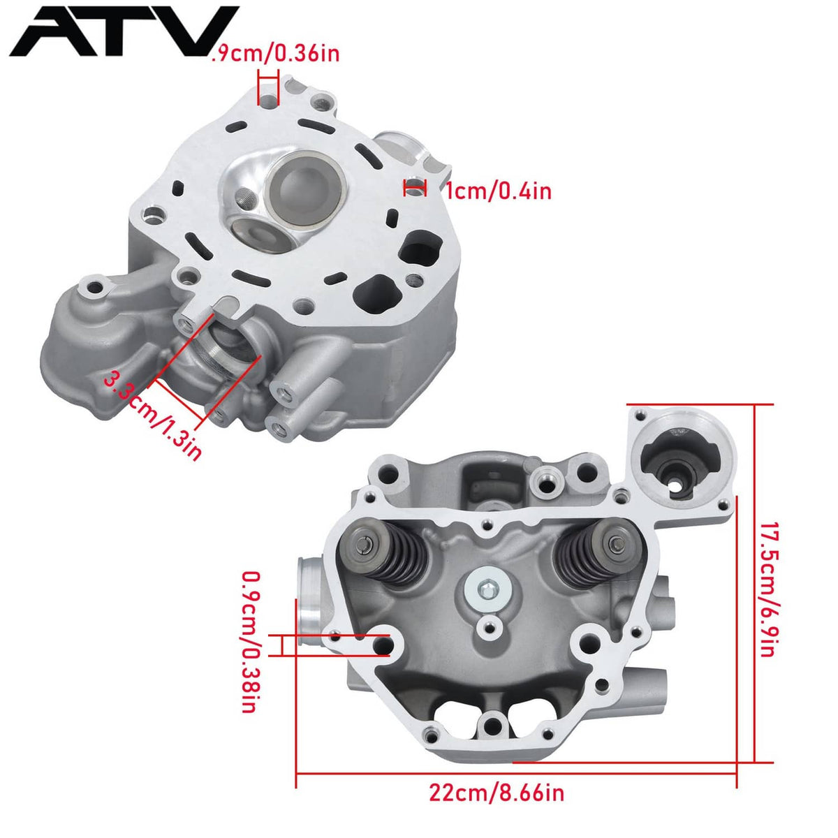 Solidspare Crankshaft Cylinder Head bearing Rebuild Kit For Honda Foreman TRX500 2012-2022
