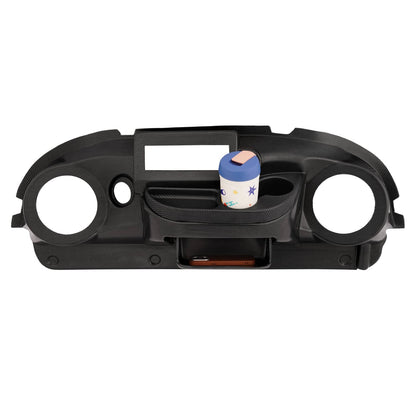 Solidspare For Club Car Precedent Carbon Fiber Style Golf Cart Radio Dash Dashboard Cover