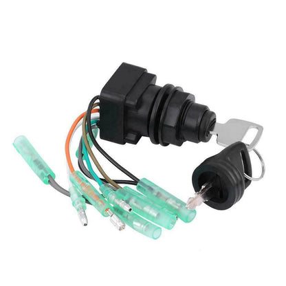 Solid Spare Ignition Key Switch Assembly Control Box For Suzuki Outboard 37110-99E00 / 92E01