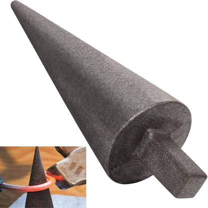 Solid Spare Vintage Blacksmith Anvil Mandrel Metal Forming Cone 1 inch Hardy Steel Anvil
