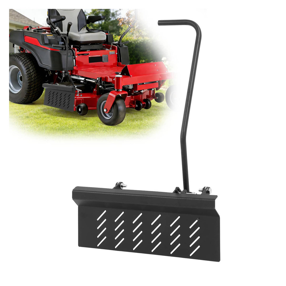 Solidspare 42" 48" Chute Blocker System For Lawn Mower John Deere Bobcat Encore Bush Hog