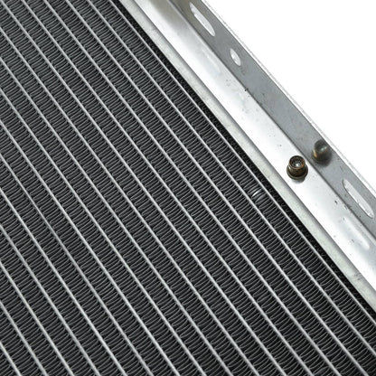 Solidspare For 1955-1957 Chevy Block V8 Bel Air 3 Row Aluminum Radiator+Fan Shroud+Relay