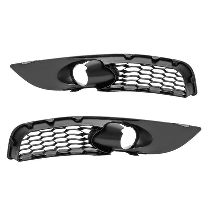 Solid Spare Black For Chevrolet Impala 2006-2013 Fog Light Bezels Grille Covers Left + Right