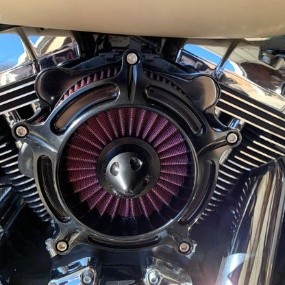 Solidspare For Harley Dyna FXD FXDL FXDWG FXDX 1993-2017 Air Cleaner Intake Filter Kit New