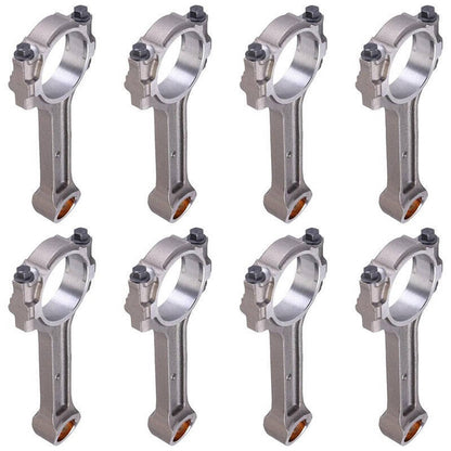 Solidspare Set of 8 Floating Pin Connecting Rod For GM 5.3L 6.0L 6.2L LS2 LS3 Gen IV 125775
