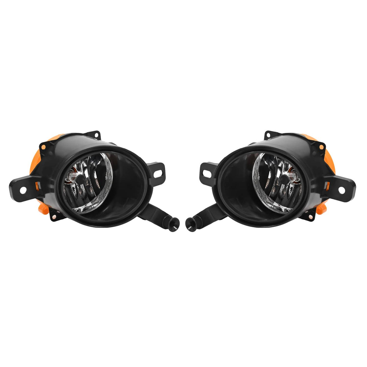 Solid Spare For Chevy Malibu 2013-2016 Fog Lights Bumper Lamps w/ Black Bezel Molding Wiring