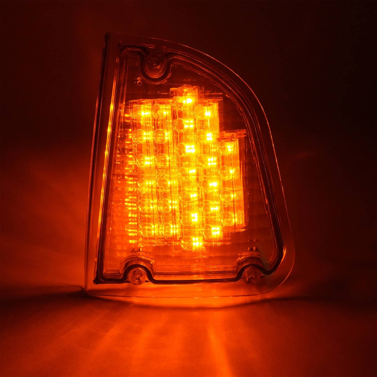 Solid Spare Pair Amber LED Turn Signal Lights For KW Kenworth K300 T300 T330 T600 1986-2008
