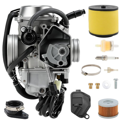 Solidspare 16100-HN0-A00 Carburetor Kit for Honda Foreman 450 TRX450 Rancher 350 TRX350