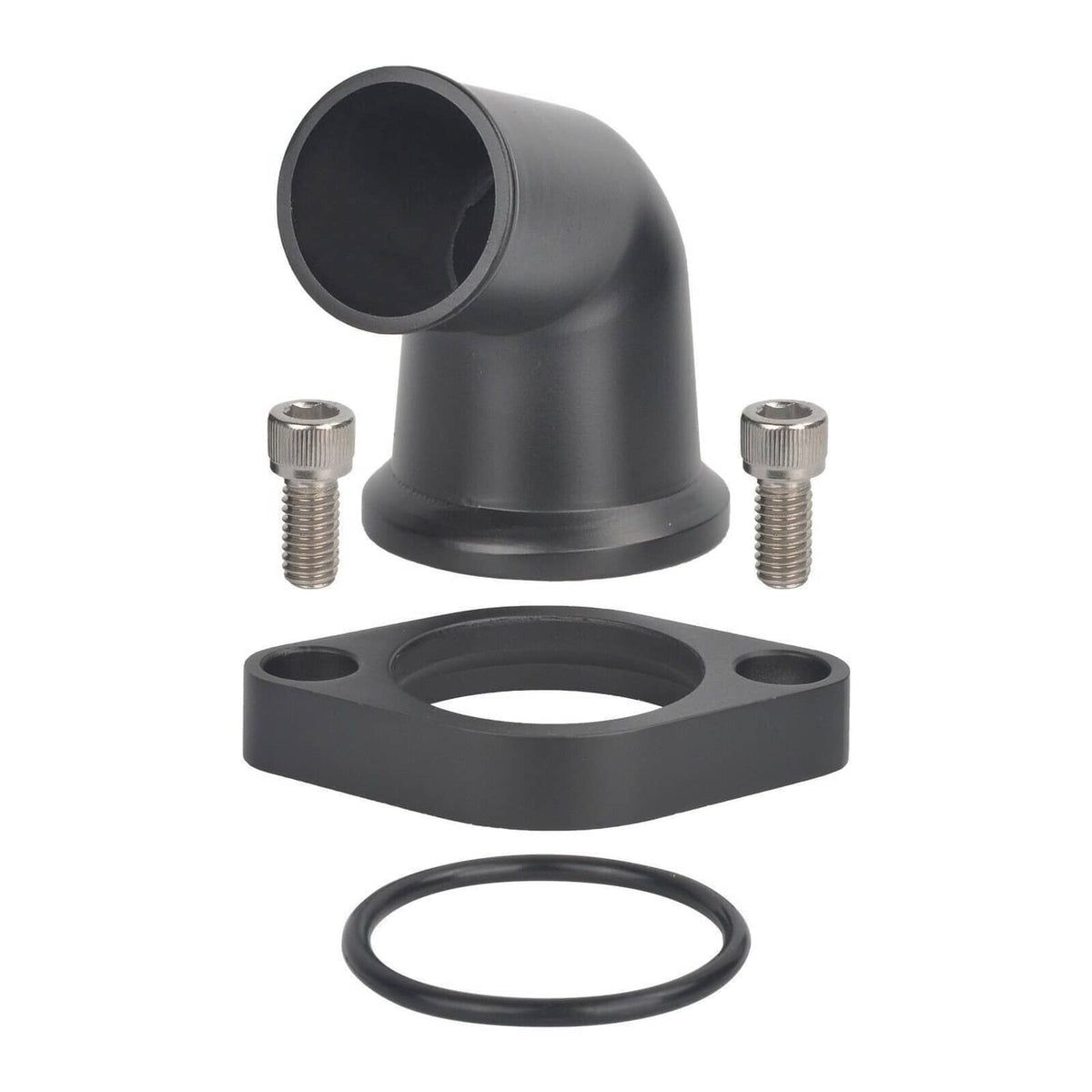 Solidspare Black 15° Swivel Water Neck Thermostat Housing For SBC BBC Chevy 327 350 396 454
