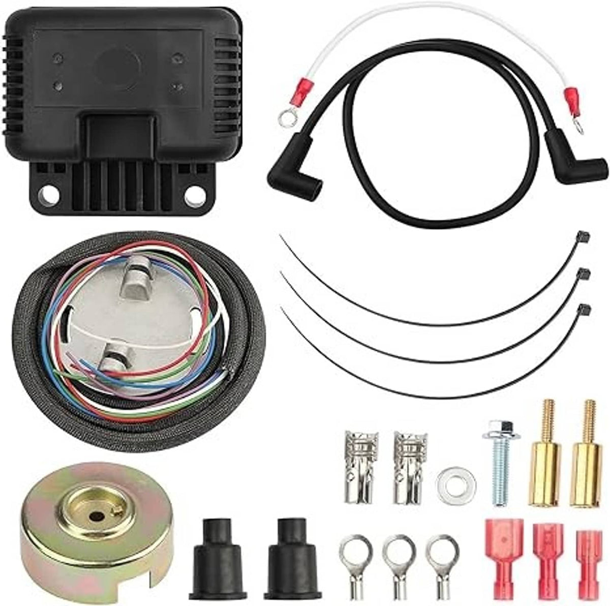 Solidspare Single Fire Programmable Ignition Kit For 1970-03 Harley-Davidson Big Twin Evo