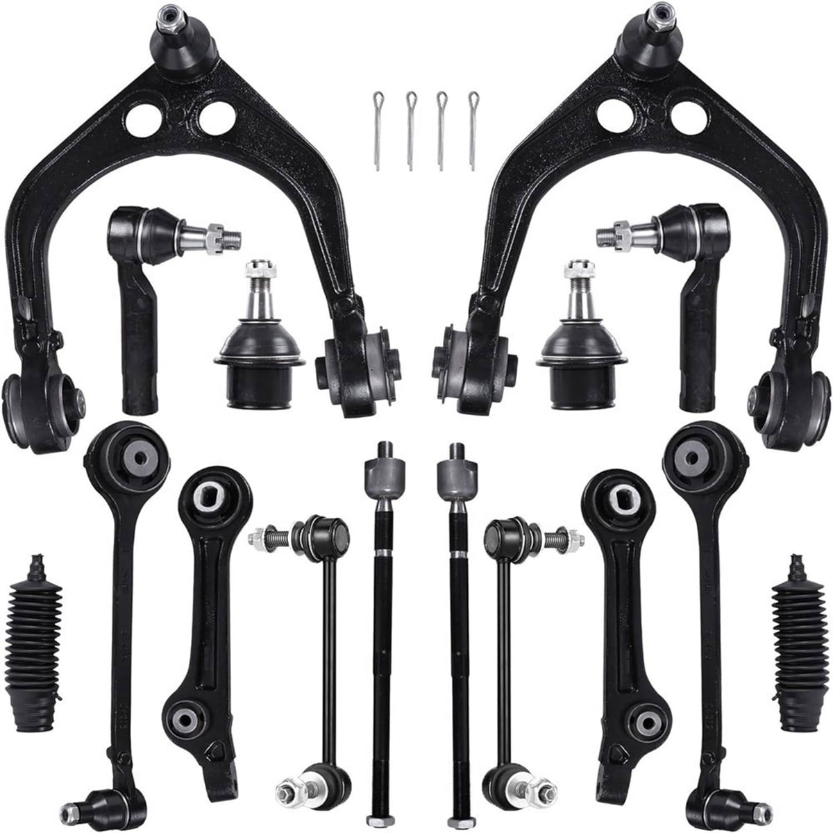 Solidspare 16Pcs Suspension Front Control Arm Kit for 2011-19 Dodge Charger Challenger 300