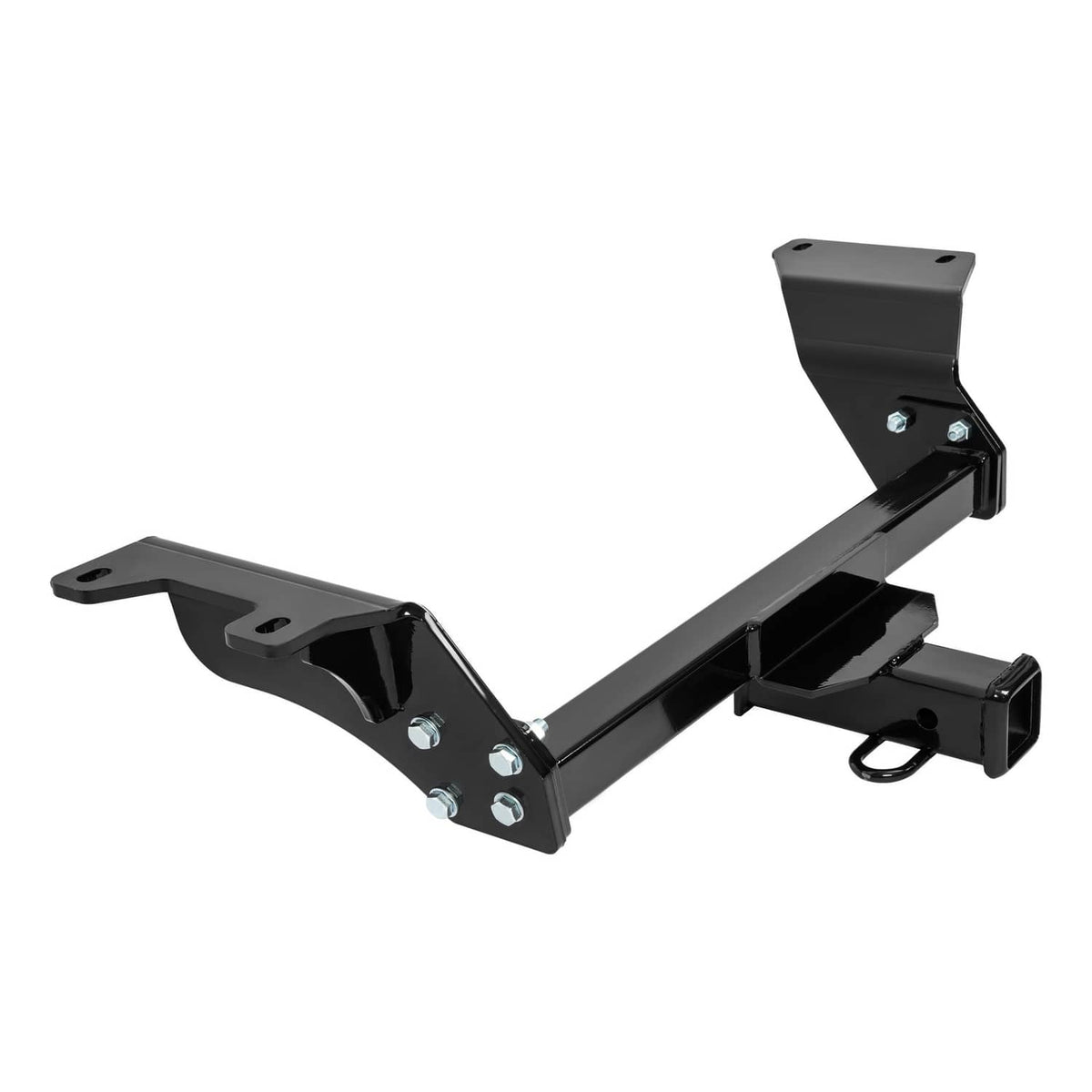 Solid Spare Class 3 Trailer Hitch Receiver 2" For Nissan Kicks 2018-2024 Black Powder Coated