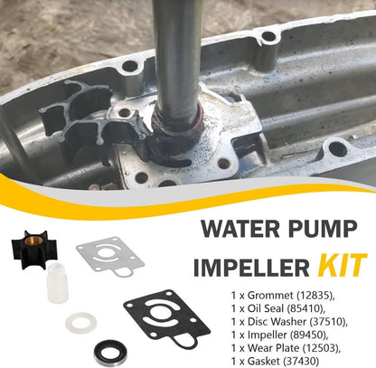 Solidspare Water Pump Impeller Kit for Chrysler Force 75 85 90 100 105 115 125 140 HP