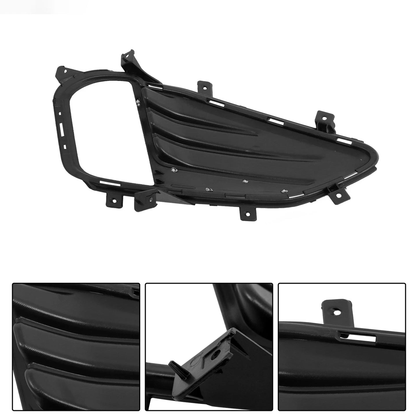 1Pc  Fog Light Cover For 2019-2024 Ford Edge Chrome Left Driver Side Bezel