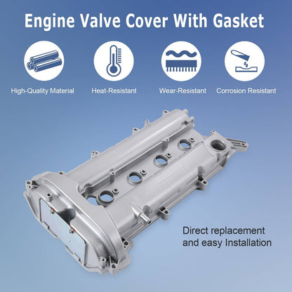 Solidspare 12610279 Engine Valve Cover For 2010-2017 Chevrolet Equinox GMC Terrain 2.4L