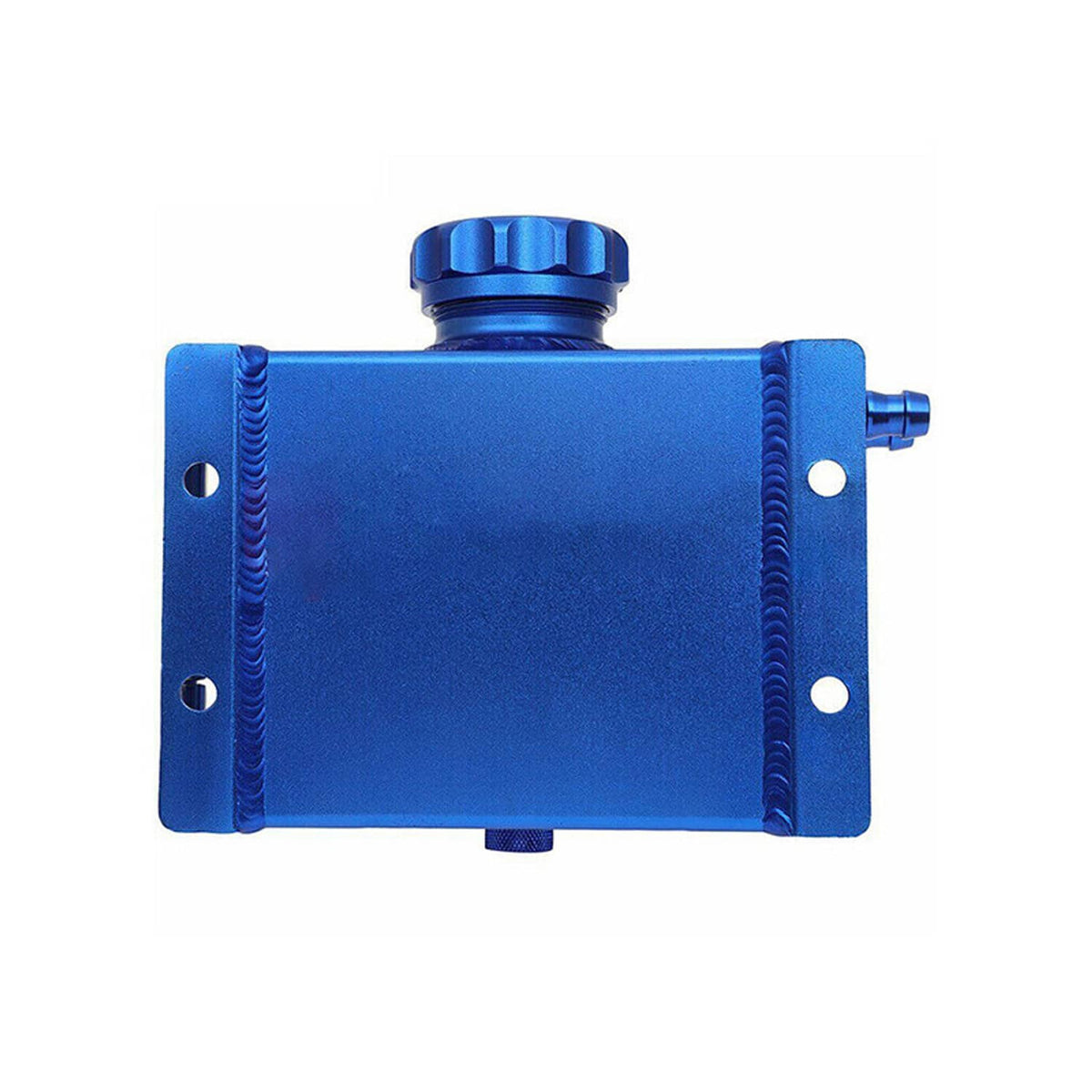Solidspare 1L Aluminum Universal Radiator Coolant Overflow Bottle Recovery Water Tank Blue