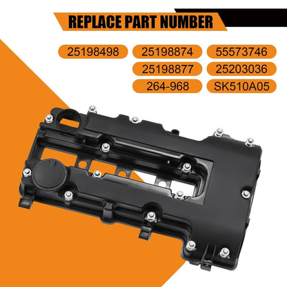 Solidspare Camshaft Valve Cover & Gasket For Chevy Cruze Sonic Trax 1.4L Buick Encore