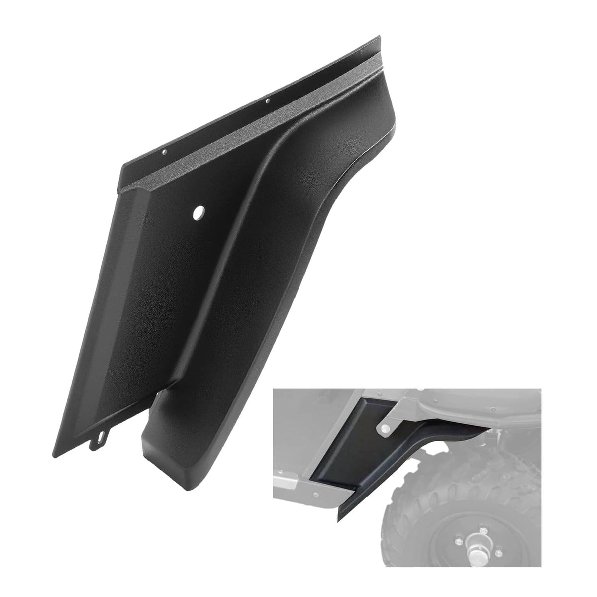 Solidspare Golf Cart Front Passenger Side Fender Flare Set For EZGO ST MPT Workhorse 99-13