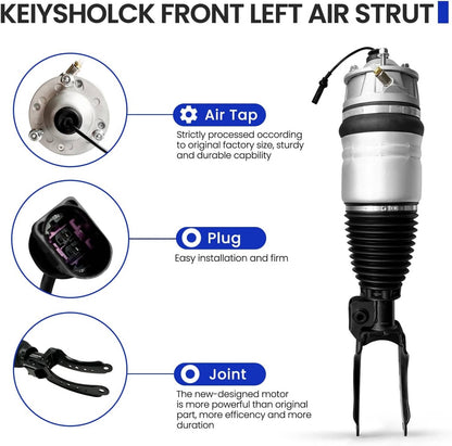 Solidspare Front Left Right Air Suspension Shock Struts For Porsche Cayenne 92A 2010-2018