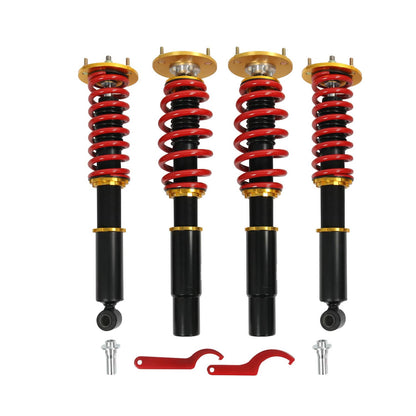 Solidspare 4× Coilovers Struts Shocks Adj. Height For BMW 5 series E60 2004-2010 Sedan RWD