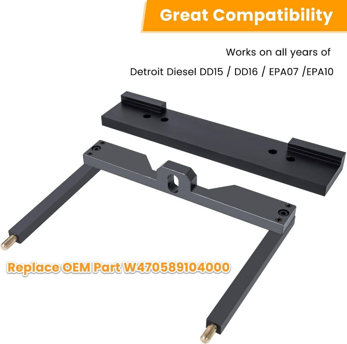 Solid Spare Camshaft Timing Tool W470589104000 Engine Alignment Locking for Detroit DD15/16