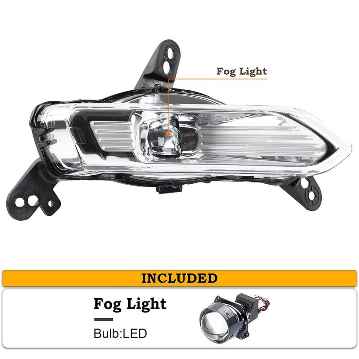 Solidspare NEW For 2018-2021 Ford Expedition Fog Light Left + Right GT4Z15201A GT4Z15200C