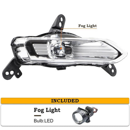 Solidspare NEW For 2018-2021 Ford Expedition Fog Light Left + Right GT4Z15201A GT4Z15200C