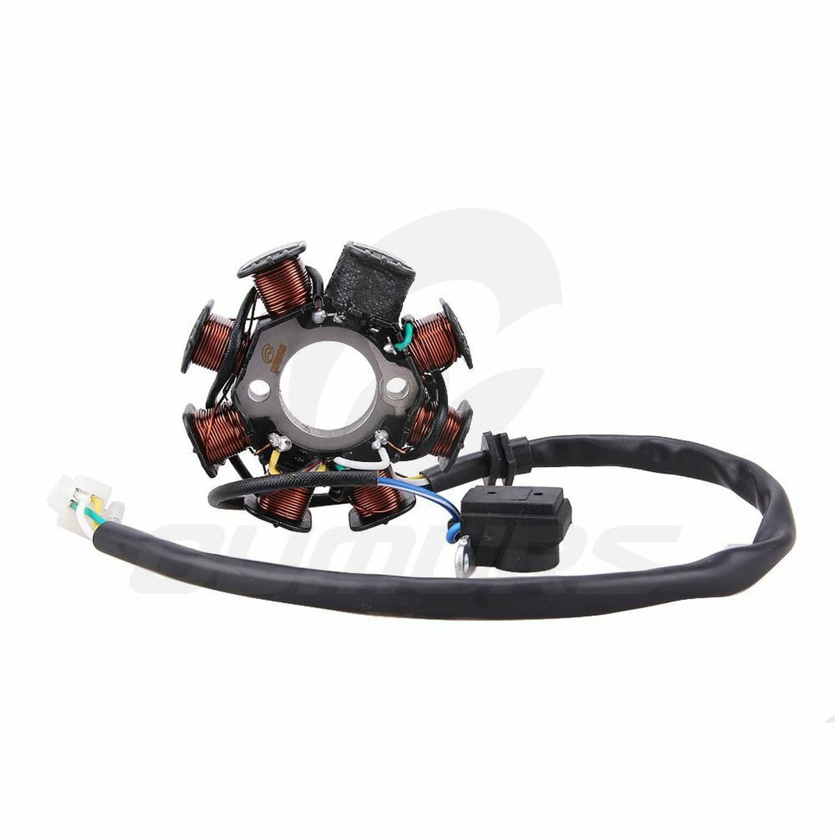 Solidspare For GY6 125cc 150cc Chinese 150 Scooter ATV Magneto Stator 8 Pole Coil 5 Wire