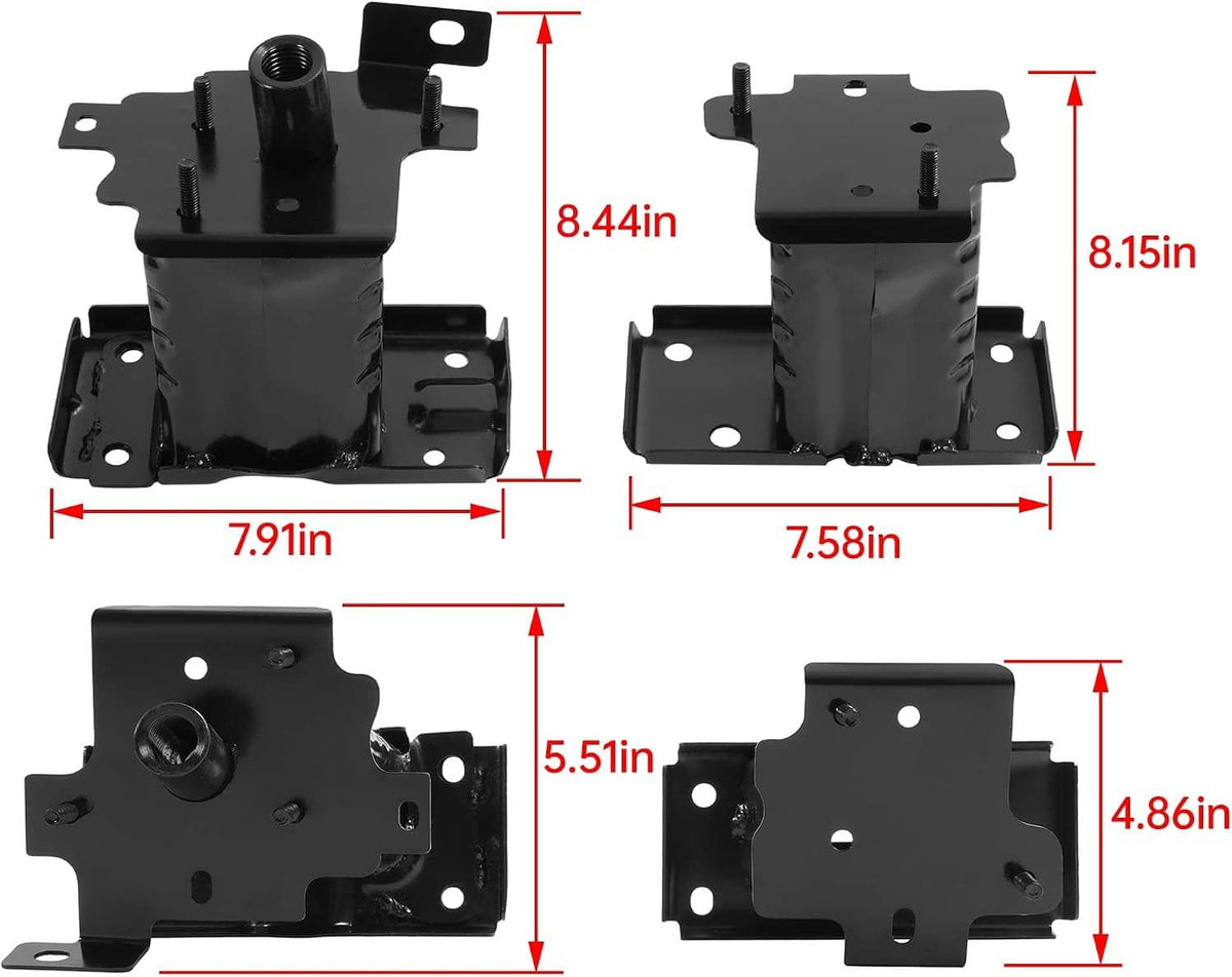 Solidspare Front Bumper Cover Reinforcement Brackets Left&Right For Nissan Rogue 2014-2020
