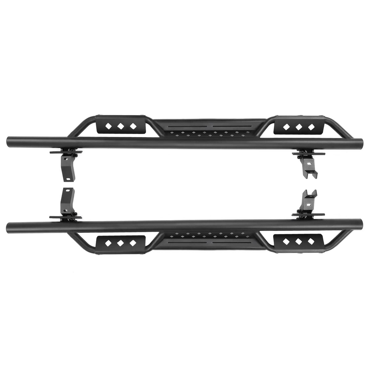 Solid Spare Fits 2021-2024 Ford Bronco 4 Door Side Steps Running Boards Nerf Bars Textured