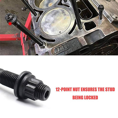 Solidspare Cylinder Head Stud Kit For 1997-2003 Chevy LS1 LQ9 LS6 4.8L 5.3L 6.0L Engines