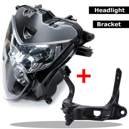Solidspare Front Headlight+Upper Fairing Stay Bracket For Suzuki 2004-2005 GSXR750 GSXR600
