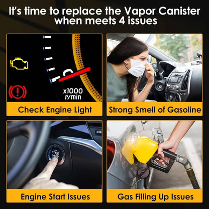 Solidspare Fuel Vapor Charcoal Canister 777400C011 For 2001-2004 Toyota Sequoia SR5 V8 Gas