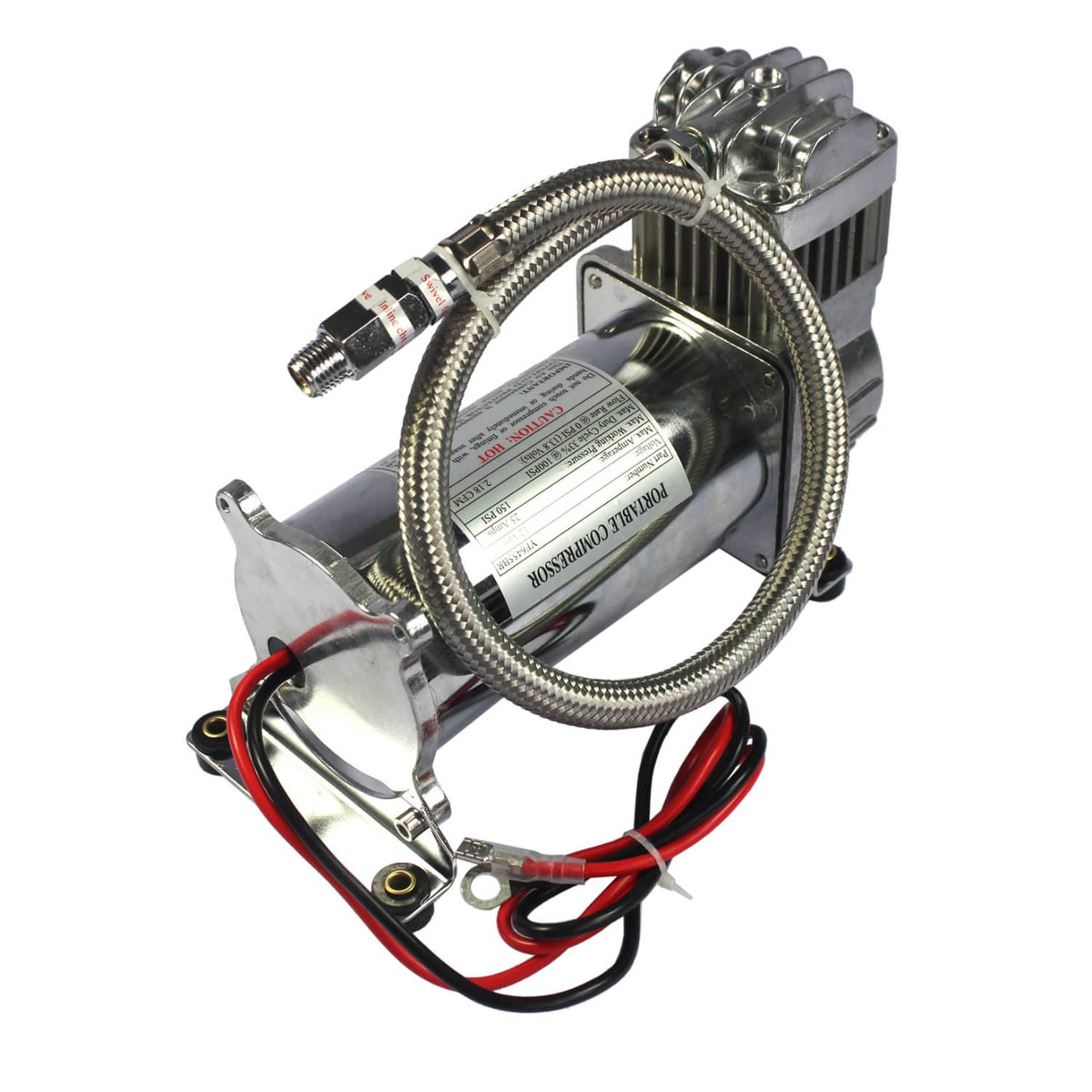 Solidspare Medium Duty Onboard Air System 150 PSI Compressor 12V+2.5 Gallon Train/Air Horn