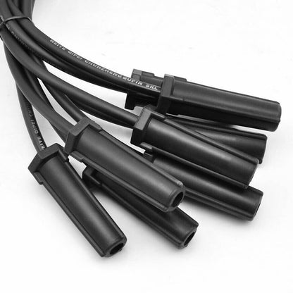 Solidspare 8 Pack UF413 Ignition Coils & 41-962 Spark Plugs w/ Spark Plug Wires For Chevy